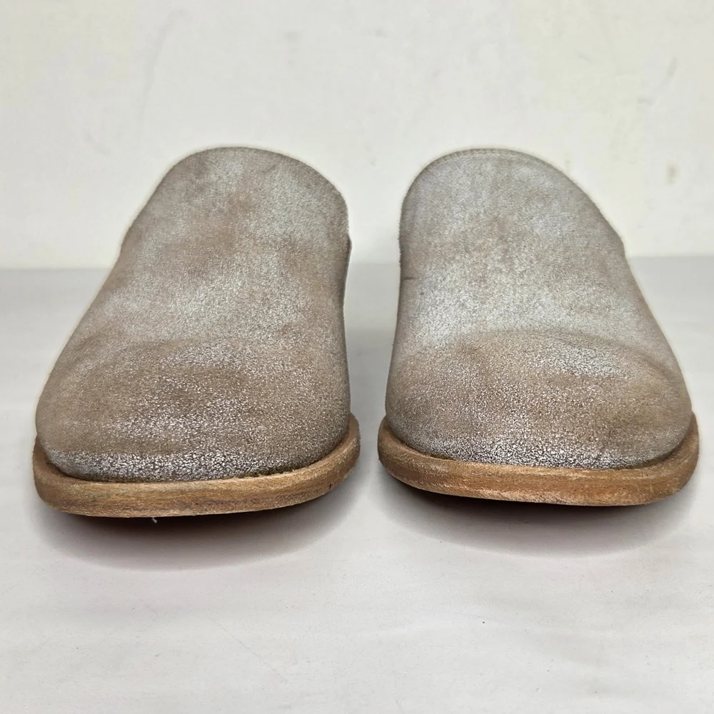 Frye Chris Venetian Slip-On Loafer Shoes Casual NWOB Distressed Mushroom Mens 9D - Picture 3 of 11